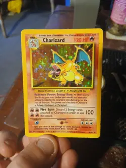 Pokemon Wofc Charizard Holo Base Set 4/102 - Image 3