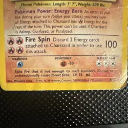 The Pokemon Company Charizard 4/102 Base Set Holo Rare Eng 1999 (DAMAGE)🚨🚨 - Image 2