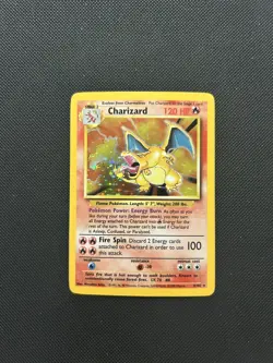Charizard 4/102 | Base Set | Holo Pokemon Card LP - Image 1