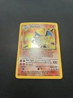 Charizard 4/102 | Base Set | Holo Pokemon Card LP - Image 2