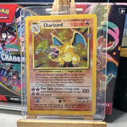 Pokemon TCG Charizard 4/102 Base Set Holo Rare 120 HP (EN) 1999 Arita - Image 1