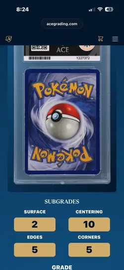 Pokemon TCG Charizard 4/102 Base Set Holo Ace 3 - Image 5