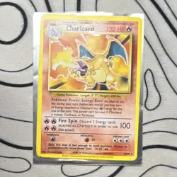 Pokemon TCG Charizard 4/102 Base Set Holo Rare Stage 2 120 HP English - Image 1