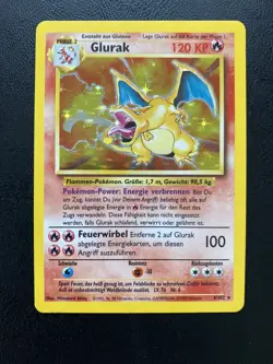 Pokemon Charizard | Glurak (German) 4/102 - Base Set Holo - Mint - Image 1