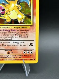 Pokemon Charizard Base Set 4/102 Holo Rare WOTC 1999 - Image 4