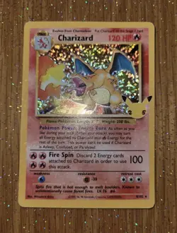Pokemon Charizard 4/102 Base Set Holo Rare English Card 120 HP Stage 2 - Image 2