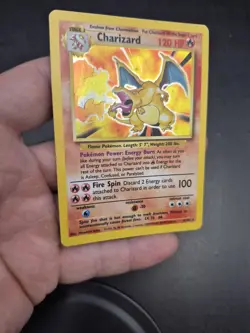 Vintage 1999 Pokemon TCG Charizard 4/102 Base Set Holo - Image 3
