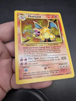 Vintage 1999 Pokemon TCG Charizard 4/102 Base Set Holo - Image 5