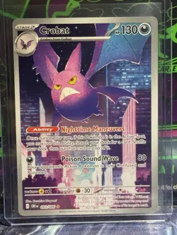 Pokemon TCG Crobat 093/086 Crown Zenith Holo Rare ENG Stage 2 130 HP - Image 1