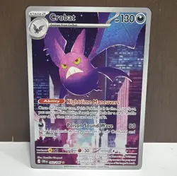 The Pokemon Company Crobat 093/086 Crown Zenith Holo Rare ENG HP130 2023 - Image 1