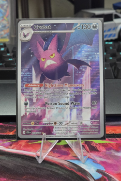 Crobat 093/086 Rare Holo Pokemon TCG English Chaos rising Stage 2 130HP - Image 1