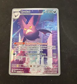 Crobat 093/086 Holo Rare Chaos Rising English Pokemon TCG - Image 1