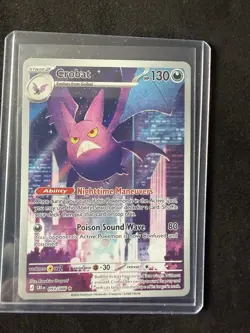 Pokemon TCG Crobat IR 093/086 Chaos Rising Pack Fresh Mint/NM - Image 1