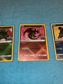 Pokemon GO Radiant Charizard Venusaur Blastoise Holo Lot 3 Cards NM/Mint - Image 3
