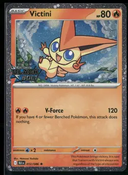 Victini (Black Bolt Stamped) Holo Rare Miscellaneous Cards & Products 012/086 NM - Image 1