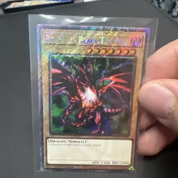 Yugioh! TCG - Red-Eyes Black Dragon (4th Art) - Platinum Secret Rare- RA04-EN109 - Image 1