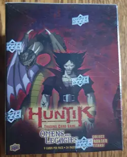 Huntik TCG/CCG Omens and Legacies Factory Sealed Booster Box - 24 Card Packs - Image 2