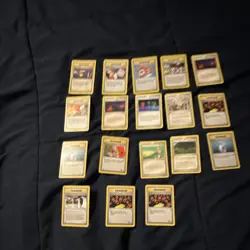 Pokemon TCG 18-Card Trainer Lot 1st Edition Gym Heroes Neo Genesis Sabrina - Image 1