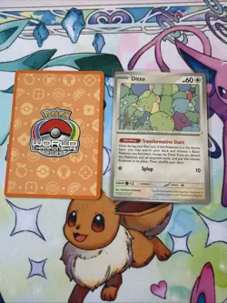 Ditto POKEMON WORLD CHAMPIONSHIP 2025 Stamp Card - Image 1
