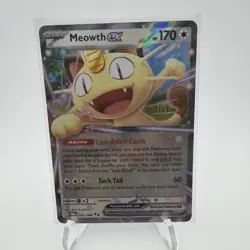 Meowth ex 062/088 Pokemon Paradox Rift Holo Rare Card NM - Image 1