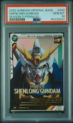 PSA10 Shenlong Gundam AB03-042 U Parallel Gundam Arsenal Base Card BANDAI - Image 1