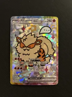 Arcanine EX Pokemon Card Display Art Card - Image 1