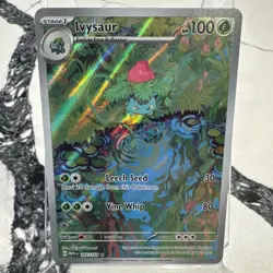 Pokemon TCG Ivysaur Scarlet Violet-151 Holo Card 167/165 IR English NM - Image 1