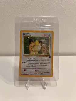 2000 Pokemon Meowth #10 Black Star Promo Game Boy Holo - FACTORY SEALED - Image 1