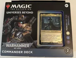 Warhammer 40k Forces of the Imperium Commander Deck Magic The Gathering SEALED - Image 1