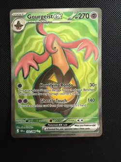 Pokemon TCG - Gourgeist ex Ultra Rare ME04: Chaos Rising 102/086 NM - Image 1