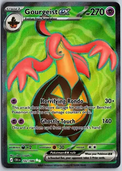 Gourgeist ex 102/086 HOLO Ultra Rare Chaos Rising Pokemon NM - Image 1