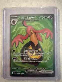 Gourgeist ex Ultra Rare Pokemon ME04: Chaos Rising 102/086 NM - Image 1