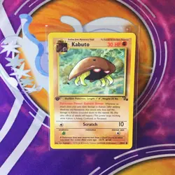 Kabuto - 50/62 - 1st Edition - Vintage - WOTC (Fossil) Pokemon TCG Official 1999 - Image 1