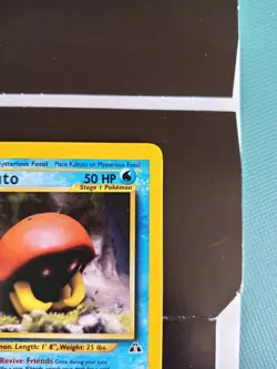 Pokemon TCG Kabuto 56/75 Neo Discovery 1st Edition Yuka Morii Pokemon Card - LP - Image 3