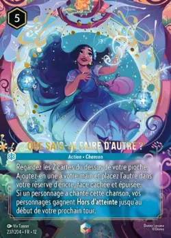 Lorcana - Que sais-je faire d'autre U - MINT/NMINT - FR - FOIL - Image 1
