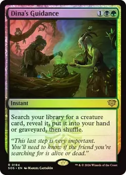 Dina's Guidance Foil Secrets of Strixhaven NM MTG - Image 1