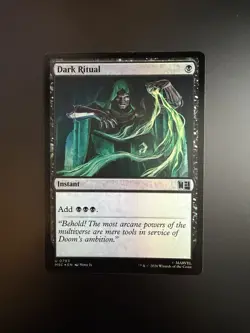 MTG Marvel Super Heroes Dark Ritual 0793 Foil - Image 1