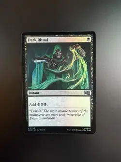 MTG Marvel Super Heroes Dark Ritual 0793 Foil - Image 3