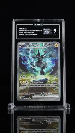 Zekrom EX 166/086 Special Illustration Rare Black Bolt Pokemon Tag 9 Mint - Image 1