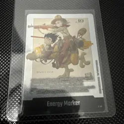 Son Goku Bulma E-43 Silver Energy Marker Dragon Ball Manga Booster Card Fusion - Image 2