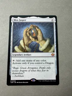 Mox Jasper | MTG TDM | Mythic | 0 CMC Mana Rock Legendary Artifact Dragon | NM - Image 1
