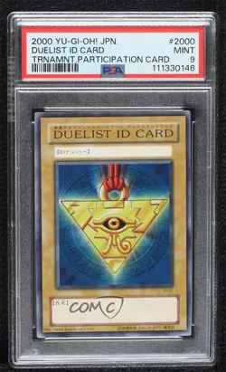 Duelist ID Card YuGiOh World Championship Tournament 2000 Participation Promo - Image 1