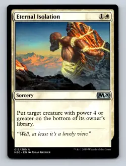 MTG Magic the Gathering Eternal Isolation Regular - Image 1