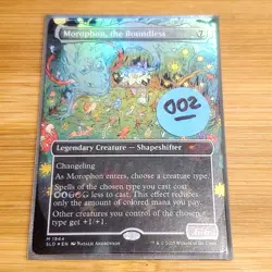 Morophon, the Boundless, THICK Display Commander Foil Secret Lair, MTG NM 002 - Image 3