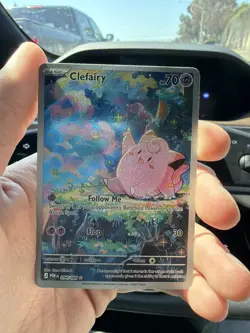 Clefairy 094/088 Perfect Order Full Art Illustration Rare Pokemon IR NM - Image 1
