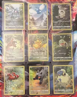 Pokemon TCG Crown Zenith Galarian Gallery NM Full Art Set 9 GG26 - GG34 Pikachu - Image 1
