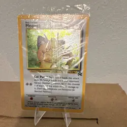 Pokemon TCG Still Sealed Meowth 10 Wizards Black Star Promo Holo 2000 English - Image 2