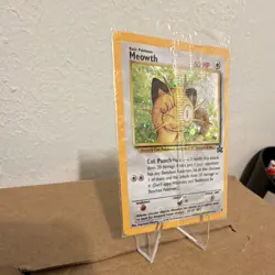 Pokemon TCG Still Sealed Meowth 10 Wizards Black Star Promo Holo 2000 English - Image 3