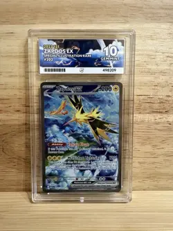 Pokemon TCG Zapdos ex 202/165 SV 151 Special Illustration Rare Holo ACE 10 - Image 1