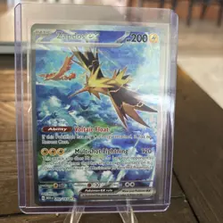 Zapdos ex 202/165 151 Special Illustration Rare Pokemon - Image 1